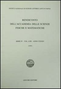 Rendiconto dell'Accademia delle scienze fisiche e matematiche. Serie IV