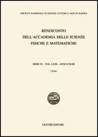 Rendiconto dell'Accademia delle scienze fisiche e matematiche. Serie IV