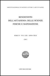 Rendiconto dell'Accademia delle scienze fisiche e matematiche. Serie IV