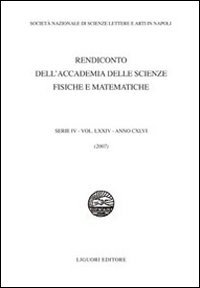 Rendiconto dell'Accademia delle scienze fisiche e matematiche. Serie IV