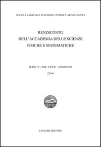 Rendiconto dell'Accademia delle scienze fisiche e matematiche. Serie IV
