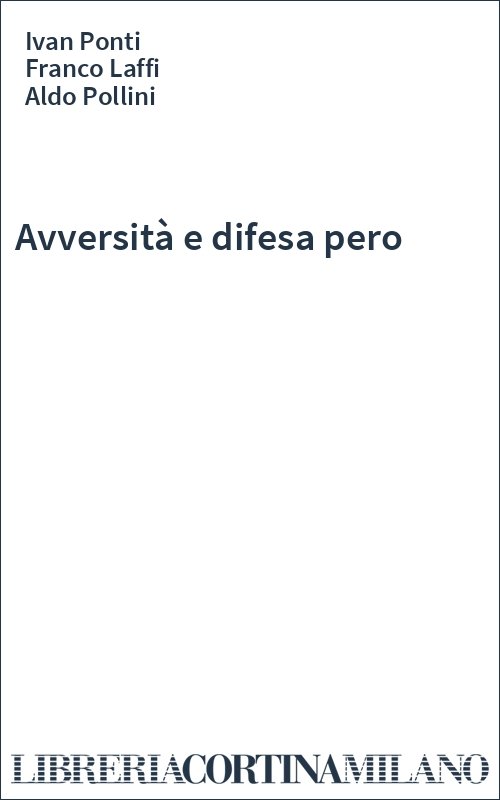 Avversità e difesa pero