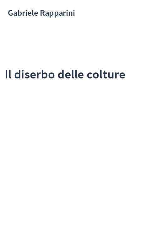 Il diserbo delle colture