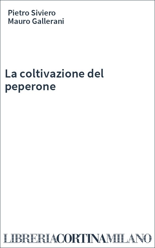 La coltivazione del peperone