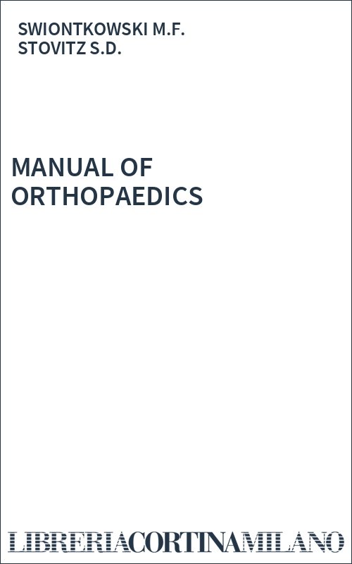 MANUAL OF ORTHOPAEDICS