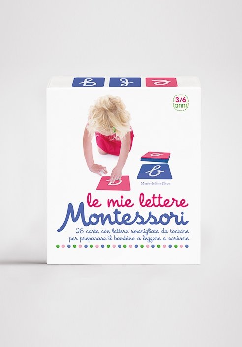 Le mie lettere. Montessori. 26 carte con lettere smerigliate da toccare per preparare il bambino a leggere e scrivere