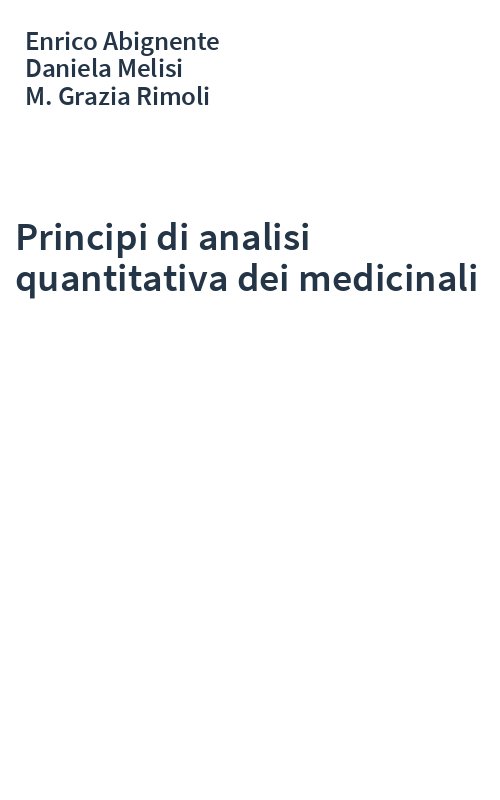 Principi di analisi quantitativa dei medicinali