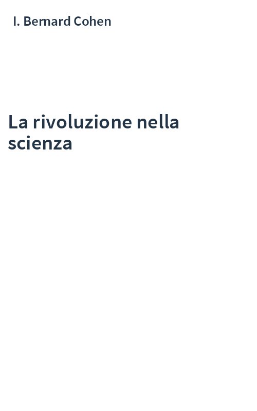 La rivoluzione nella scienza