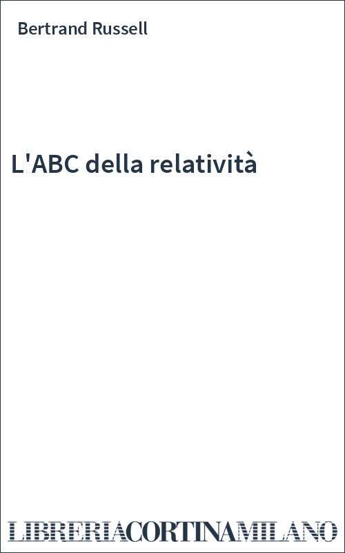 L'ABC della relatività