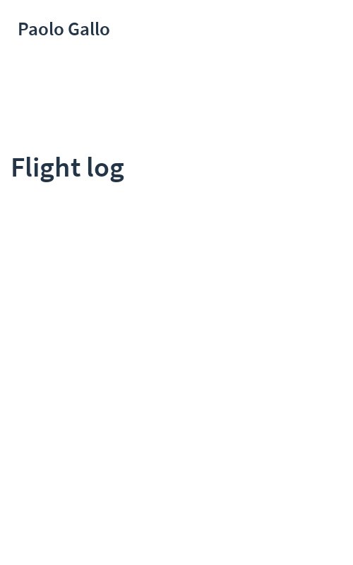 Flight log