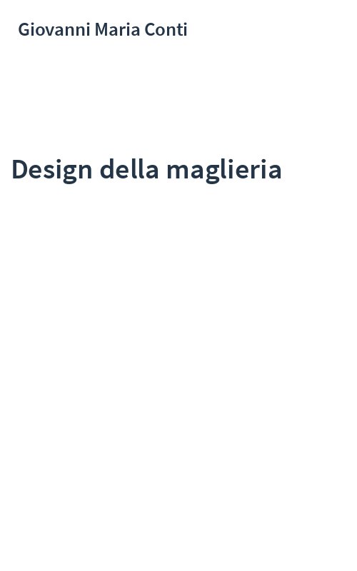 Design della maglieria