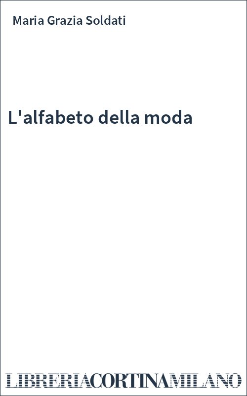L'alfabeto della moda