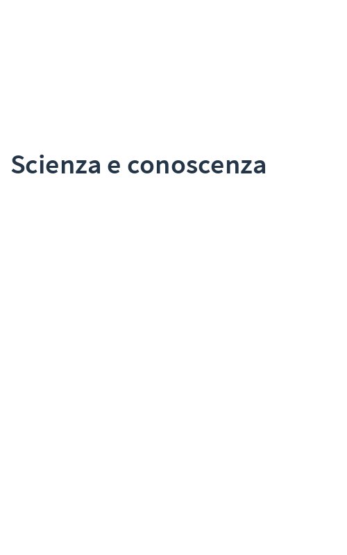 Scienza e conoscenza