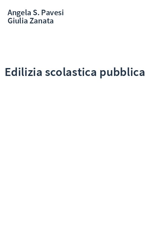 Edilizia scolastica pubblica