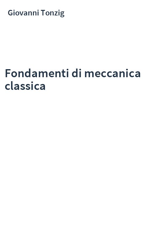 Fondamenti di meccanica classica