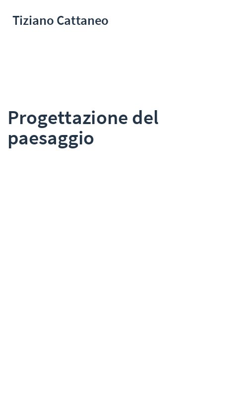 Progettazione del paesaggio