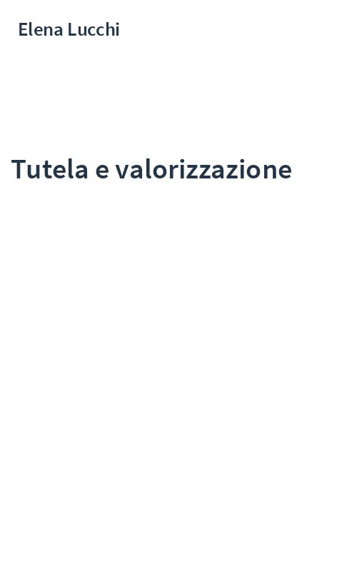 Tutela e valorizzazione