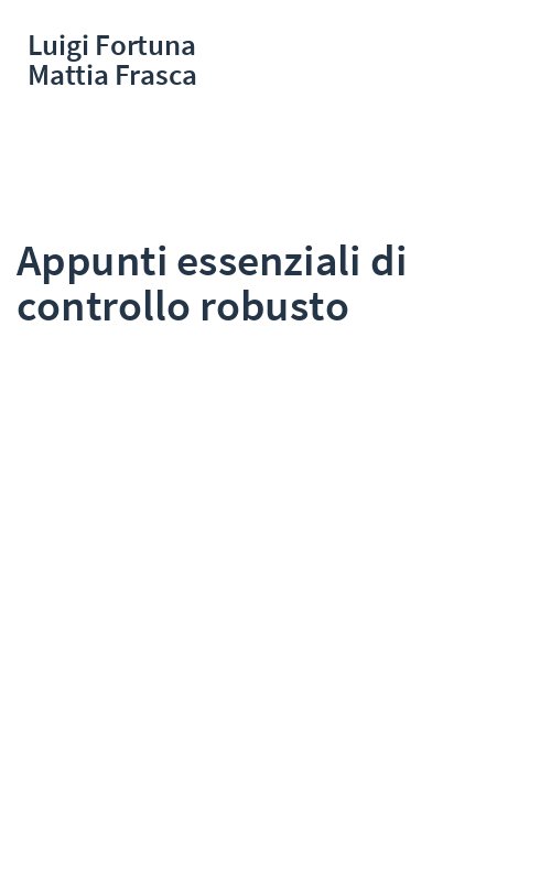 Appunti essenziali di controllo robusto