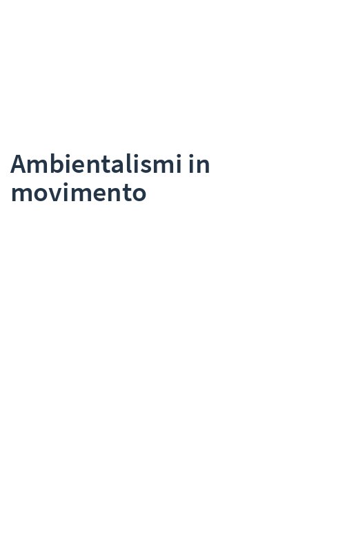 Ambientalismi in movimento