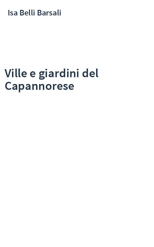 Ville e giardini del Capannorese