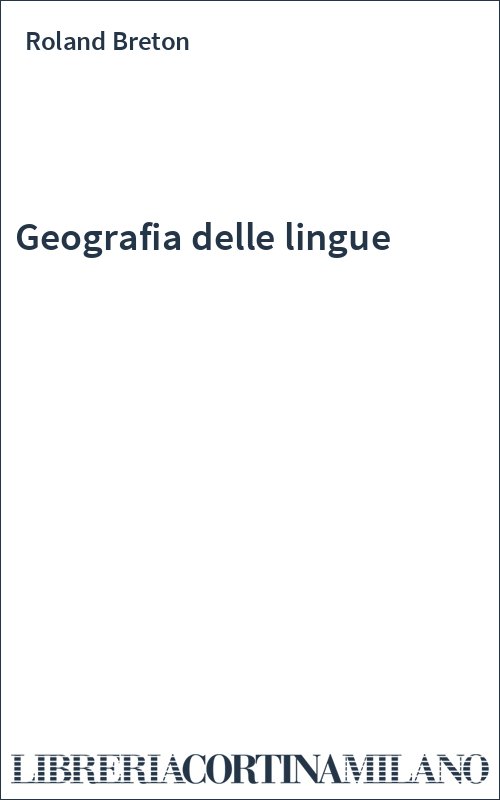 Geografia delle lingue
