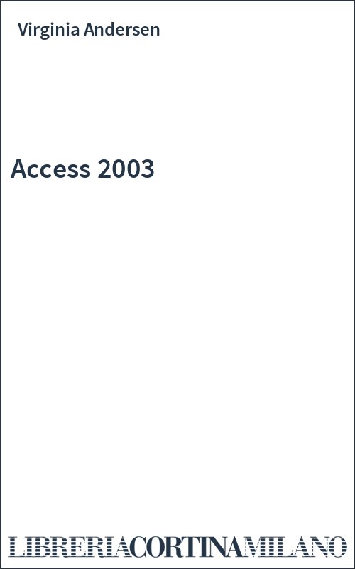 Access 2003