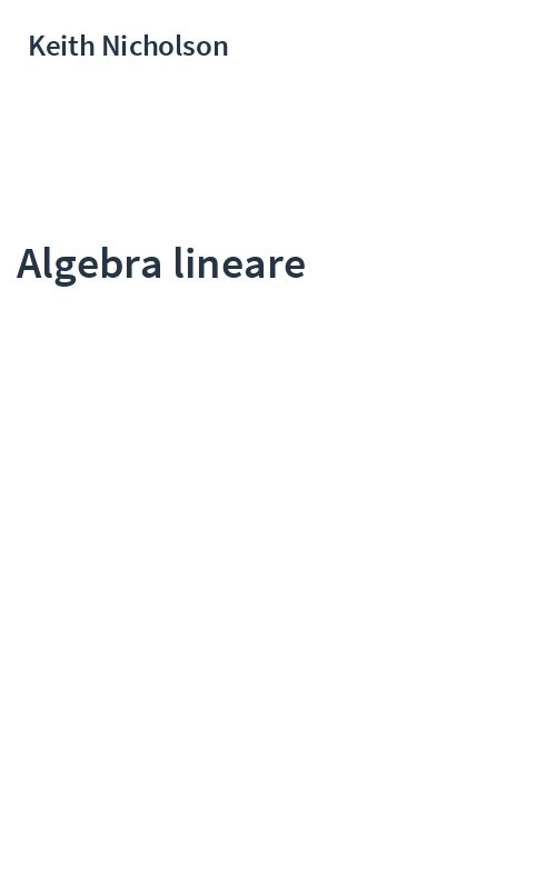 Algebra lineare