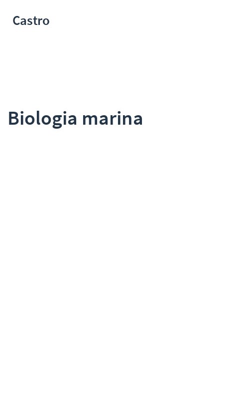 Biologia marina