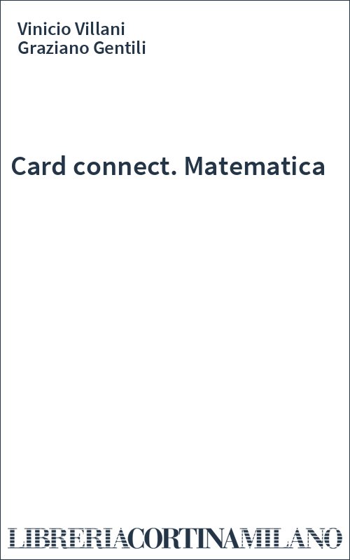Card connect. Matematica
