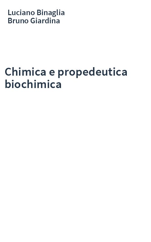 Chimica e propedeutica biochimica