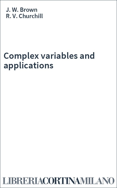 Complex variables and applications