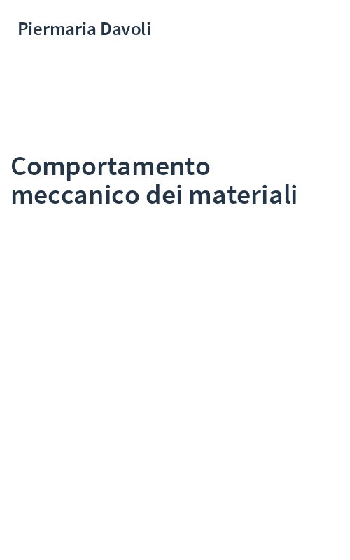 Comportamento meccanico dei materiali