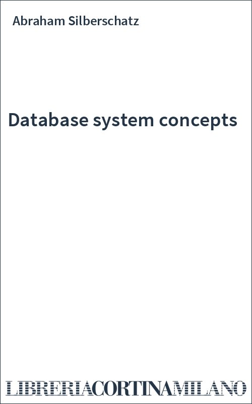 Database system concepts