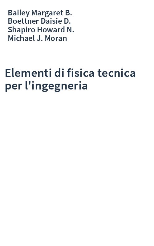 Elementi di fisica tecnica per l'ingegneria
