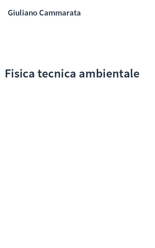 Fisica tecnica ambientale