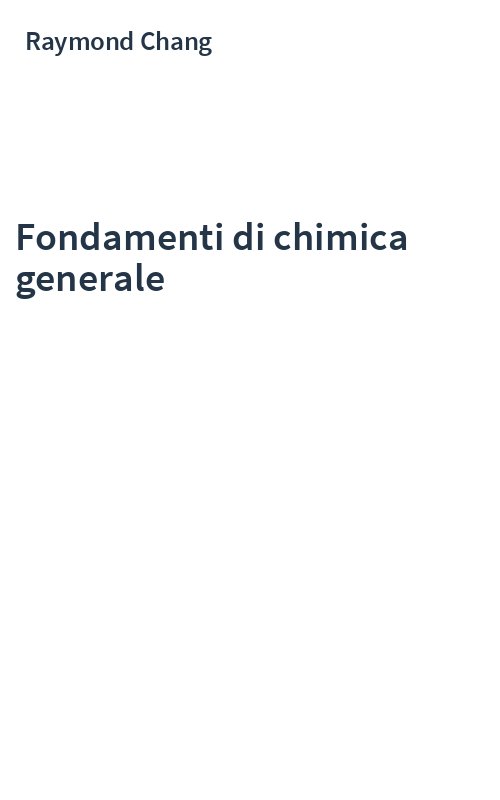 Fondamenti di chimica generale