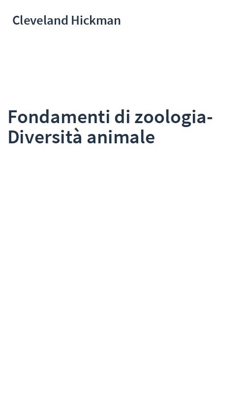 Fondamenti di zoologia-Diversità animale