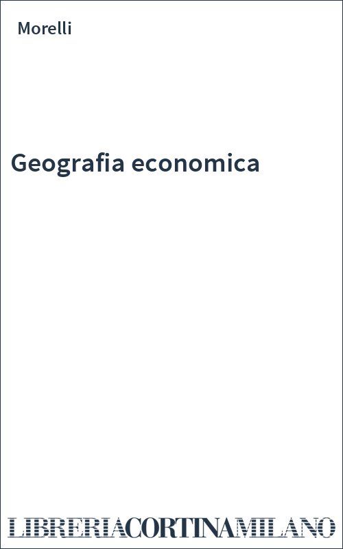 Geografia economica