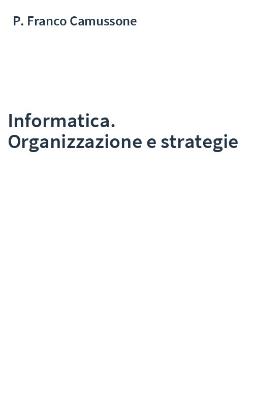 Informatica. Organizzazione e strategie