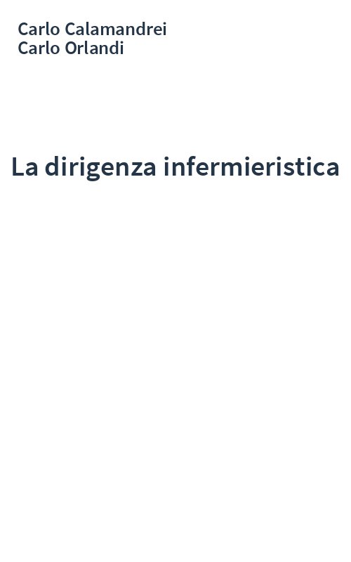 LA DIRIGENZA INFERMIERISTICA CALAMANDREI PDF