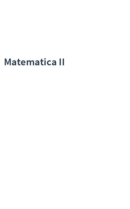 Matematica II