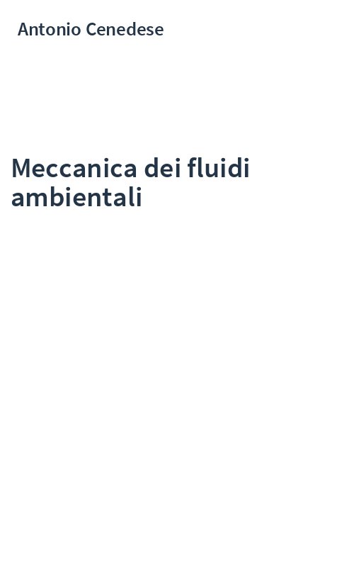 Meccanica dei fluidi ambientali