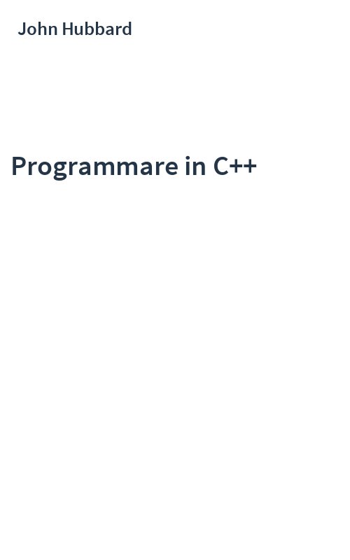 Programmare in C++