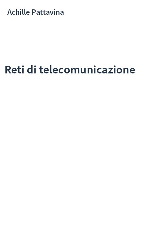 Reti di telecomunicazione