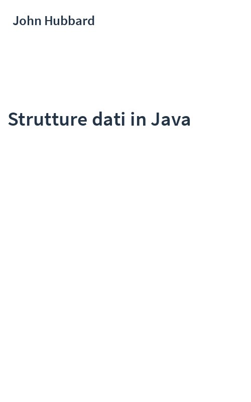 Strutture dati in Java