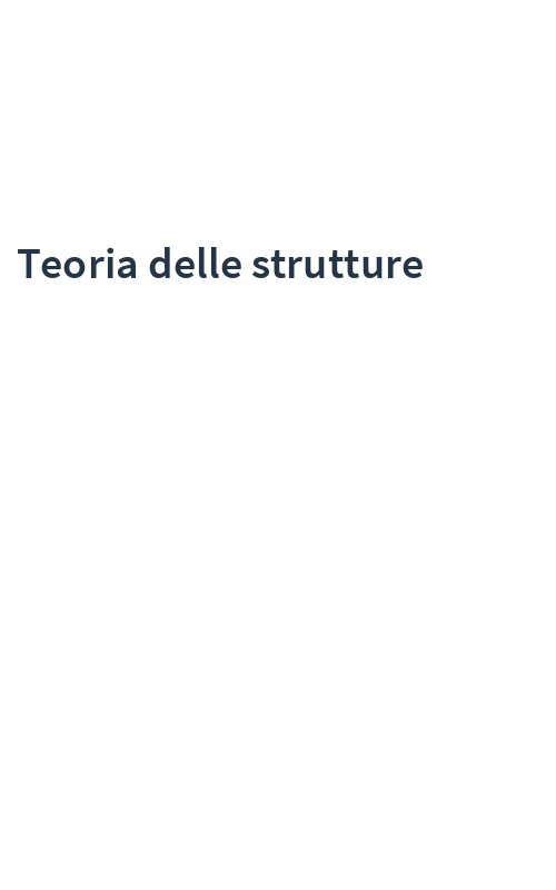 Teoria delle strutture