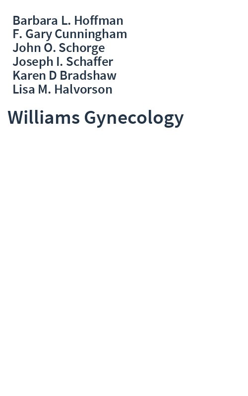 Williams Gynecology
