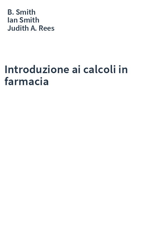 Introduzione ai calcoli in farmacia
