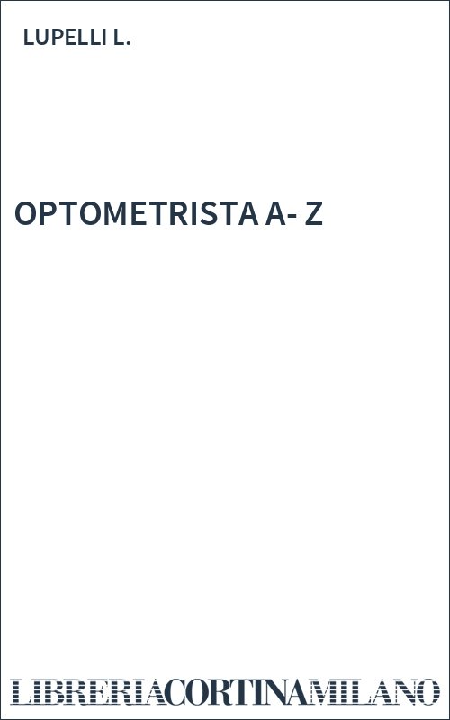 OPTOMETRISTA  A-Z