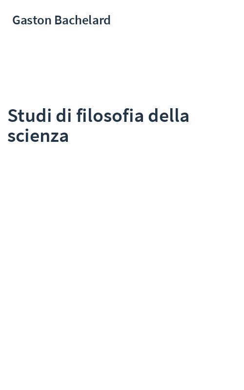 Studi di filosofia della scienza